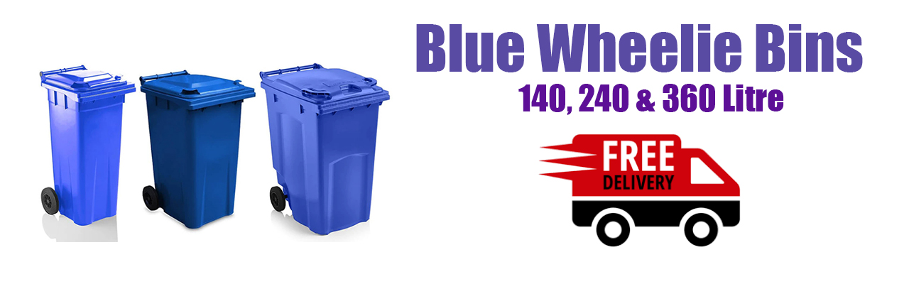 Blue Wheelie Bin Northern Ireland